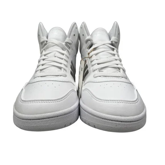 Adidas Hoops Mid White Basketball Shoes Youth Girl´s Sizes 4 - 6 (Y) GS Sneakers